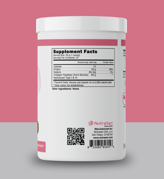 Collagen Type I & III Powder 20g – Skin & Joint Support