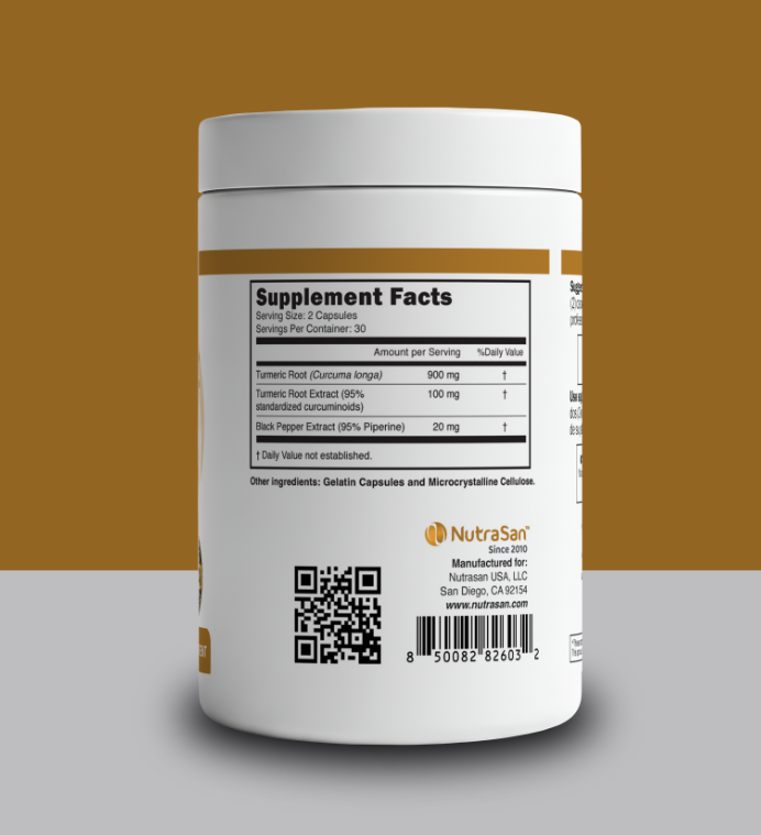 Turmeric with Black Pepper Extract – Advanced Joint and Mobility Support
