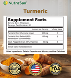 Turmeric with Black Pepper Extract – Advanced Joint and Mobility Support