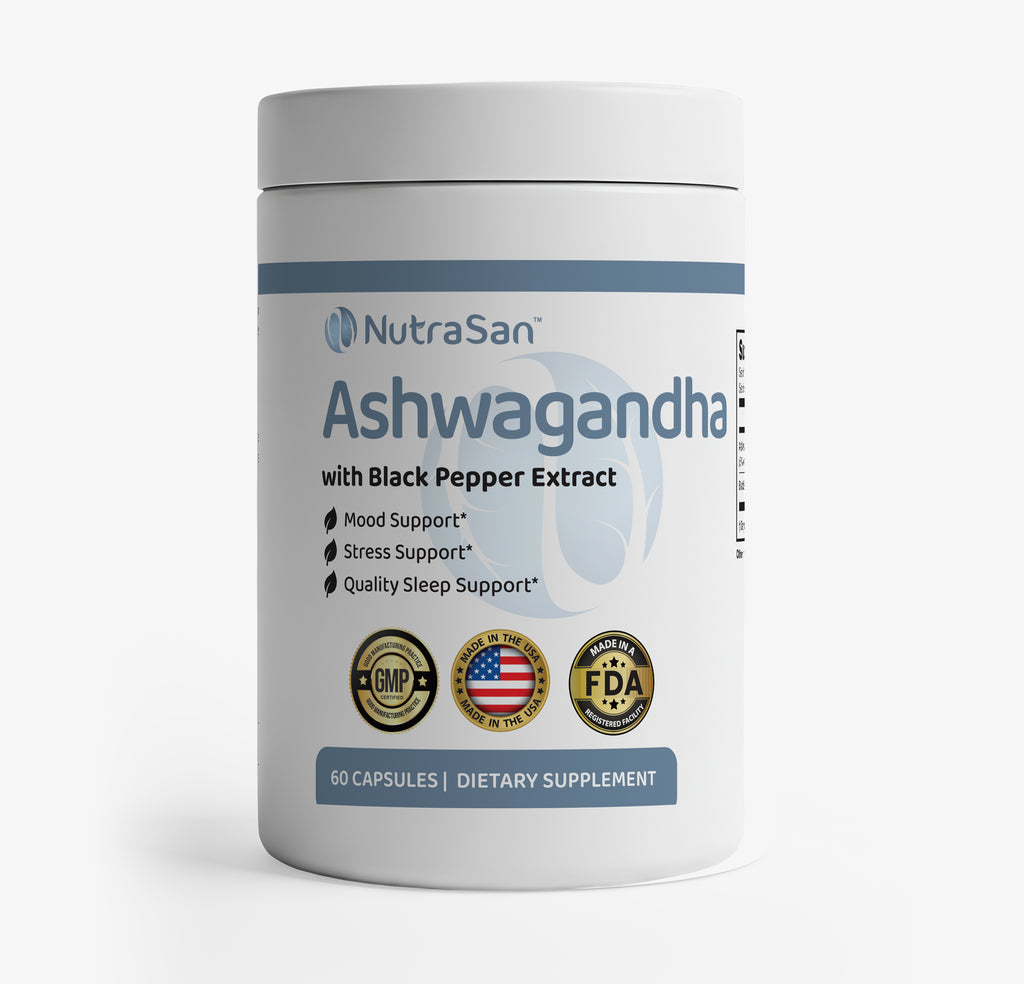 Ashwagandha with Black Pepper Extract - Stress Relief
