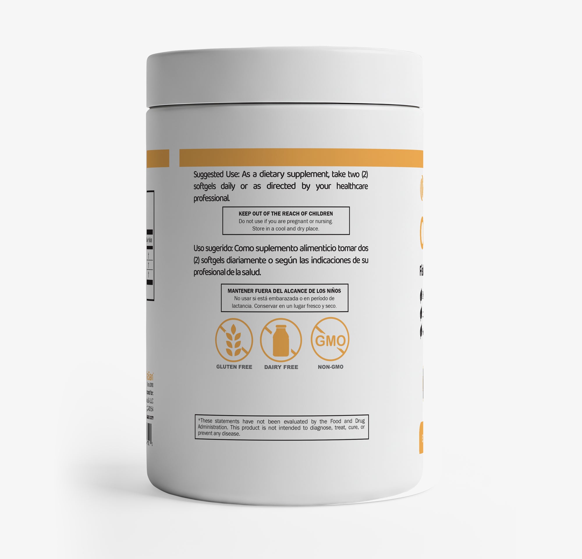 Omega-3 Fish Oil + EPA + DHA 2640mg - Heart and Brain Support