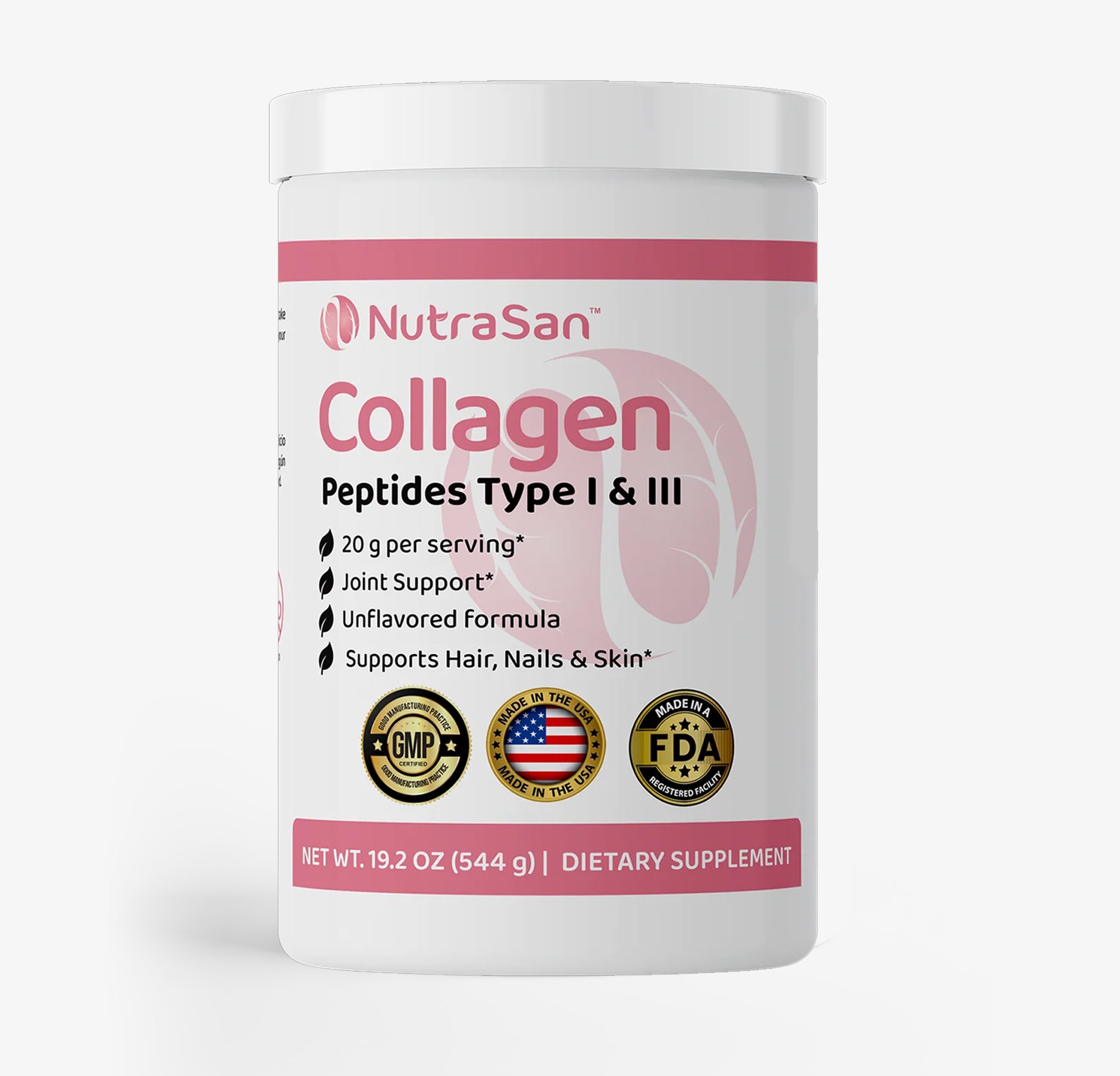 Collagen Type I & III Powder 20g – Skin & Joint Support